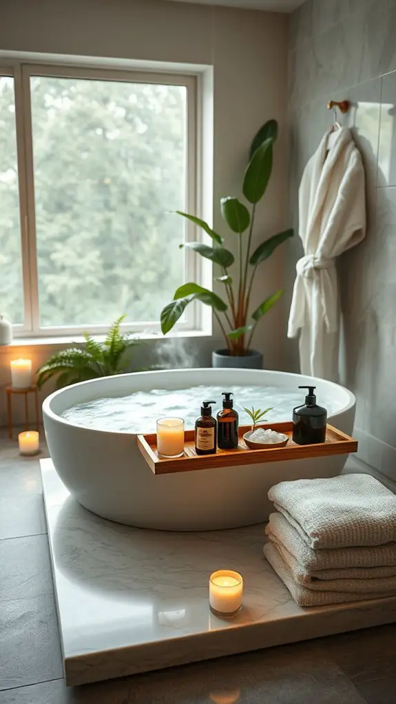 spa like bathroom retreat essentials
