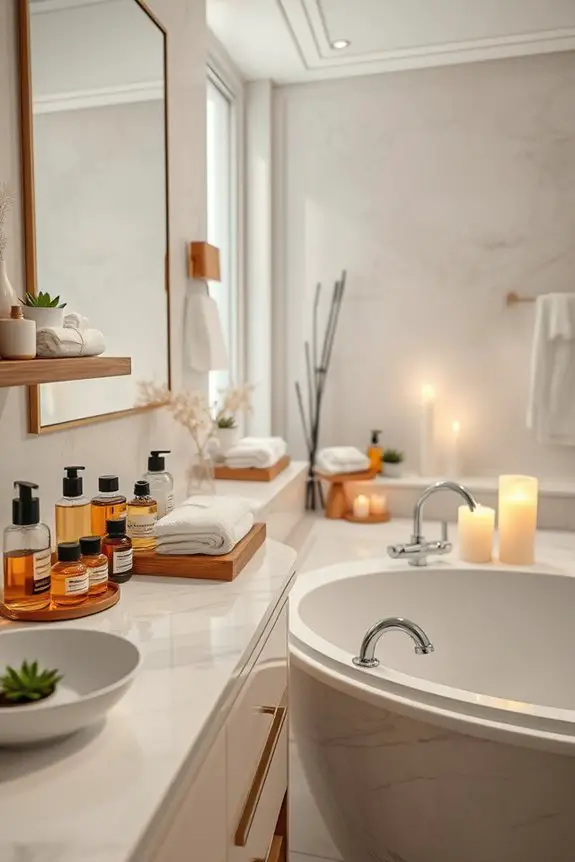 spa quality organic toiletries