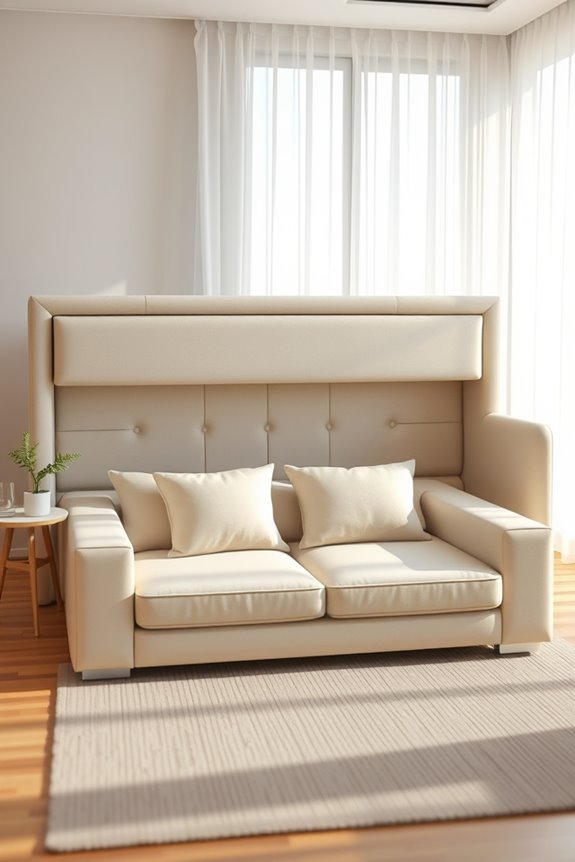 space saving bed sofa design