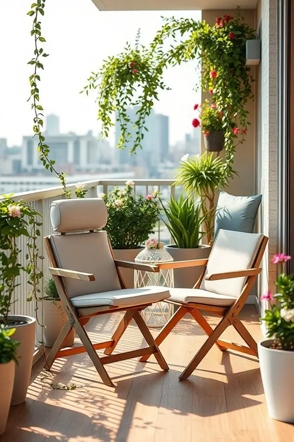 space saving foldable chairs