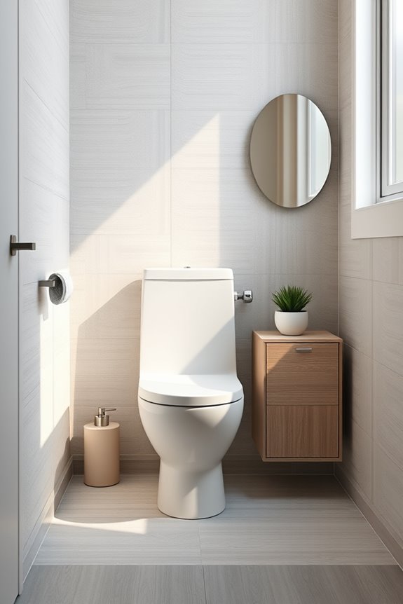 space saving low profile toilets