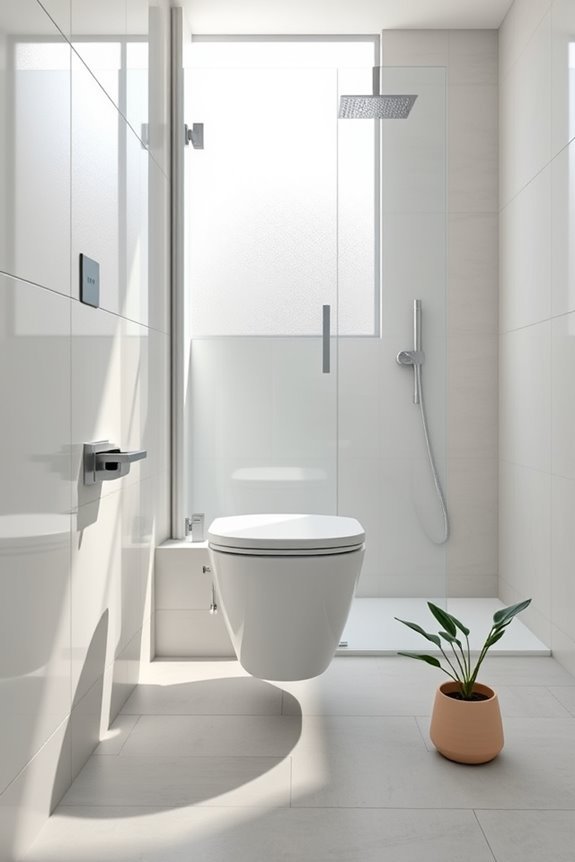 space saving modern toilets