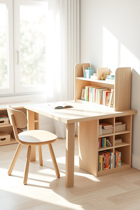space saving multifunctional desks