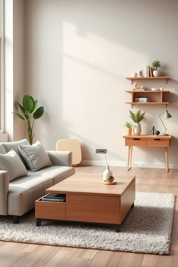 space saving multifunctional furniture