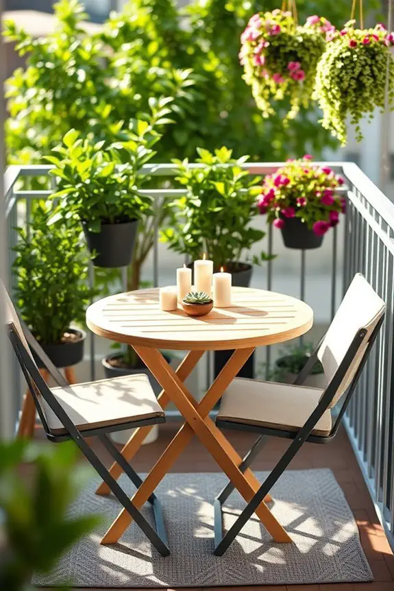 space saving outdoor furniture solutions