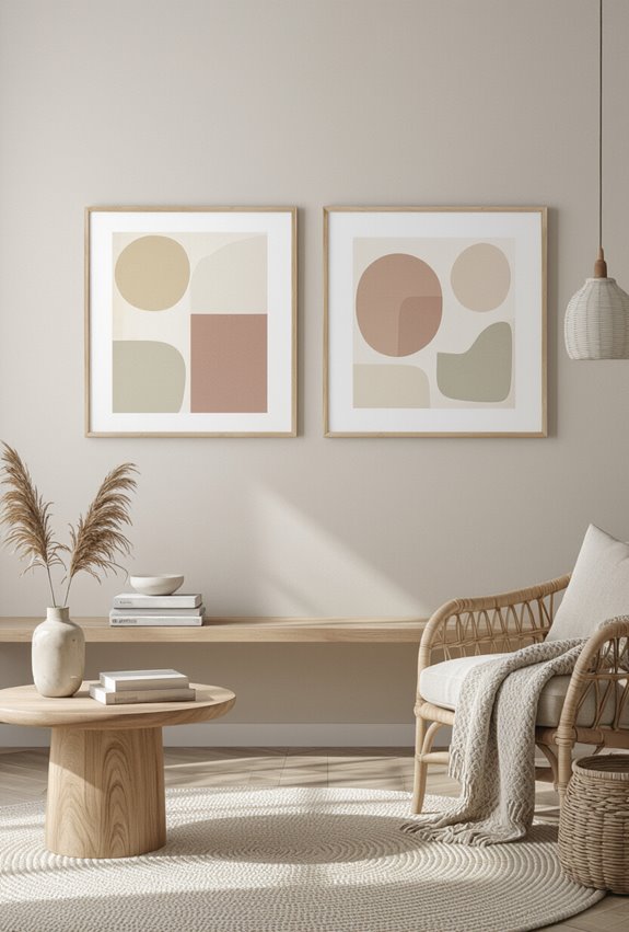 space saving rotating wall art