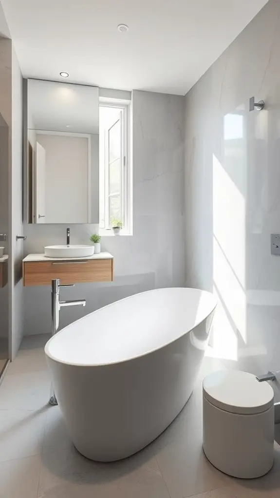 space saving sleek bathtubs