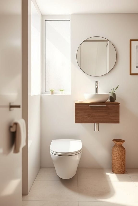 space saving toilet designs