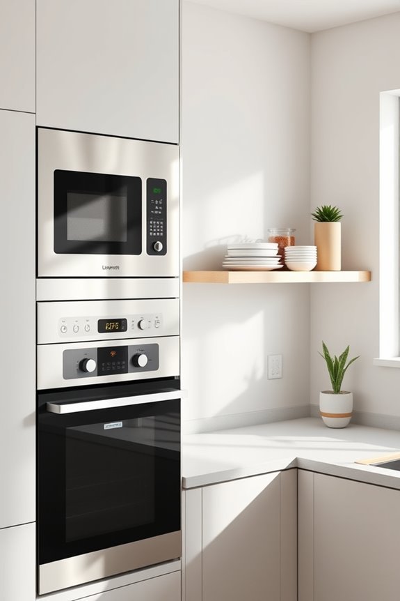 space saving wall mounted appliances