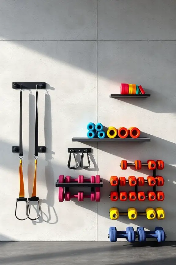 space saving wall mounted equipment
