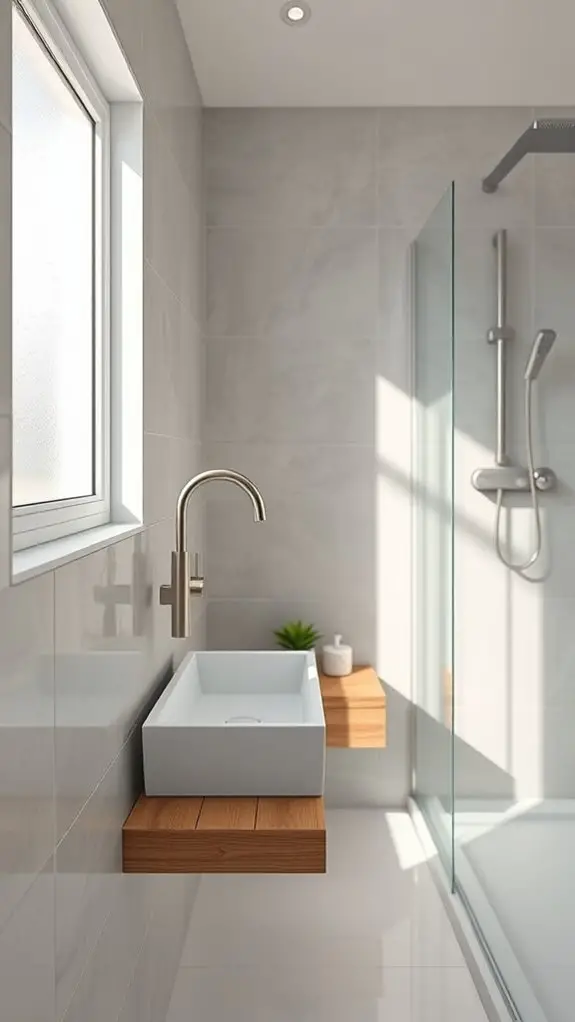 space saving wall mounted faucet