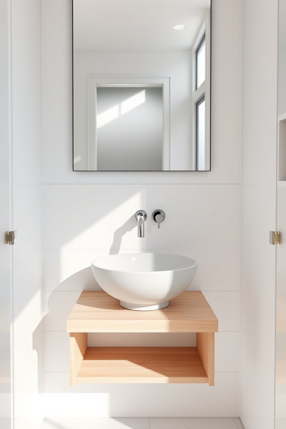 space saving wall mounted faucet