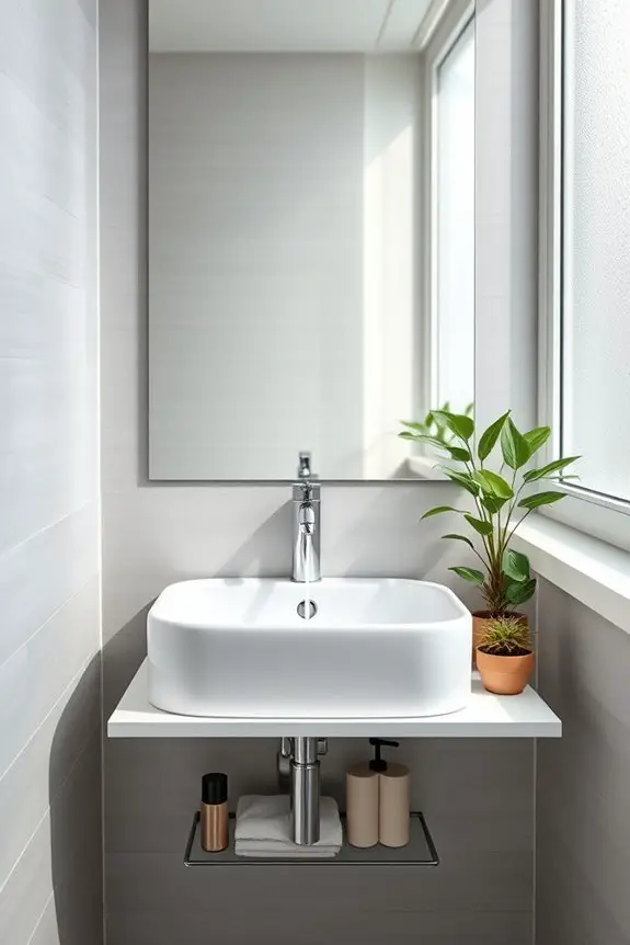 space saving wall mounted sinks