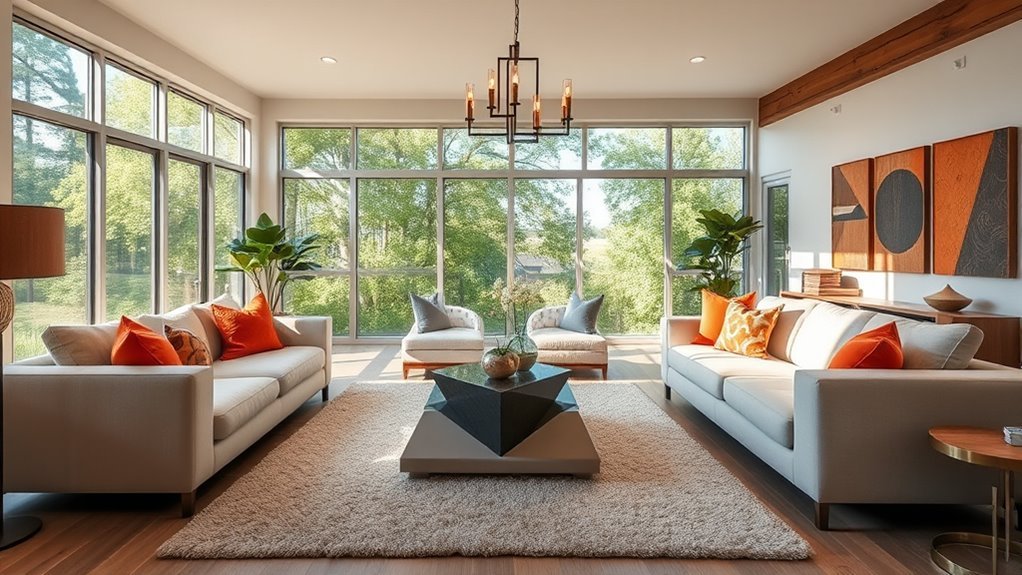 spacious and inviting living room