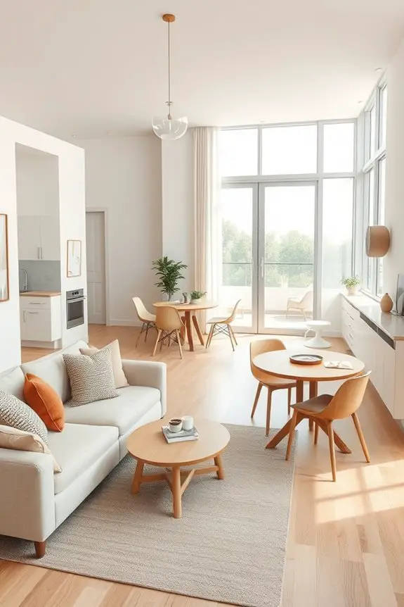 spacious flexible living spaces