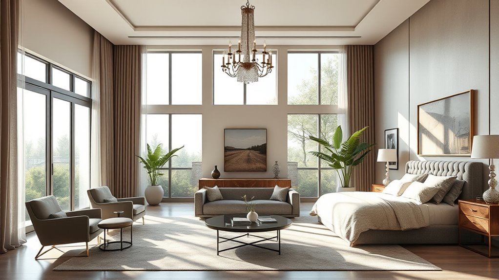 spacious luxury bedroom designs