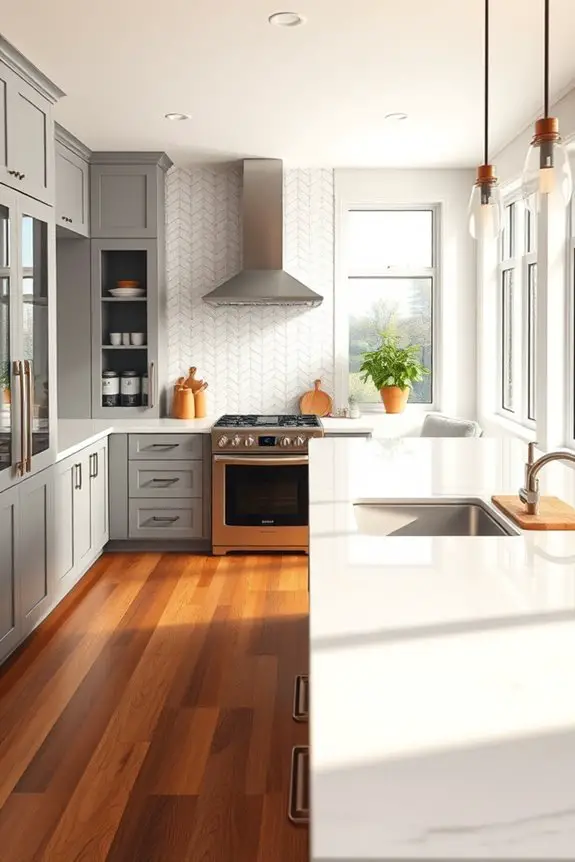 spacious open kitchen gatherings