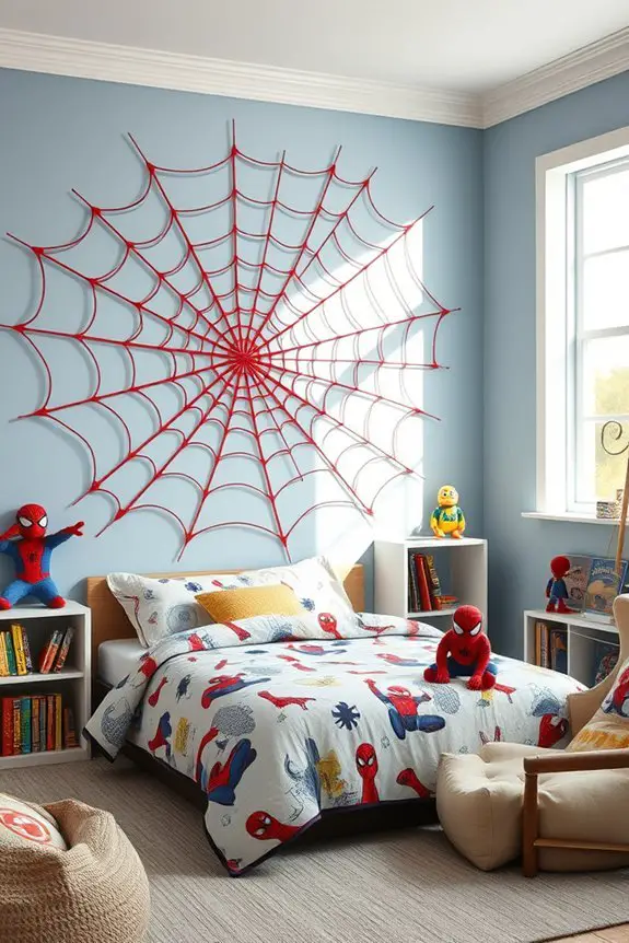 spider man themed wall art