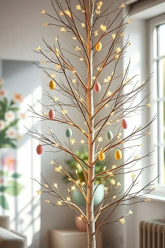 spring fairy lights decoration