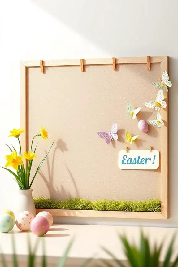 spring themed bulletin board creativity