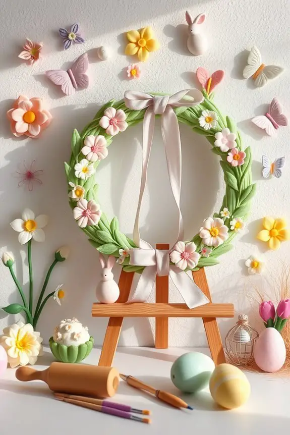spring themed diy wall art