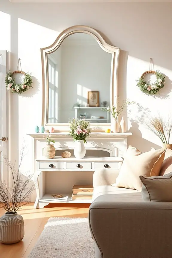 spring themed wall mirrors