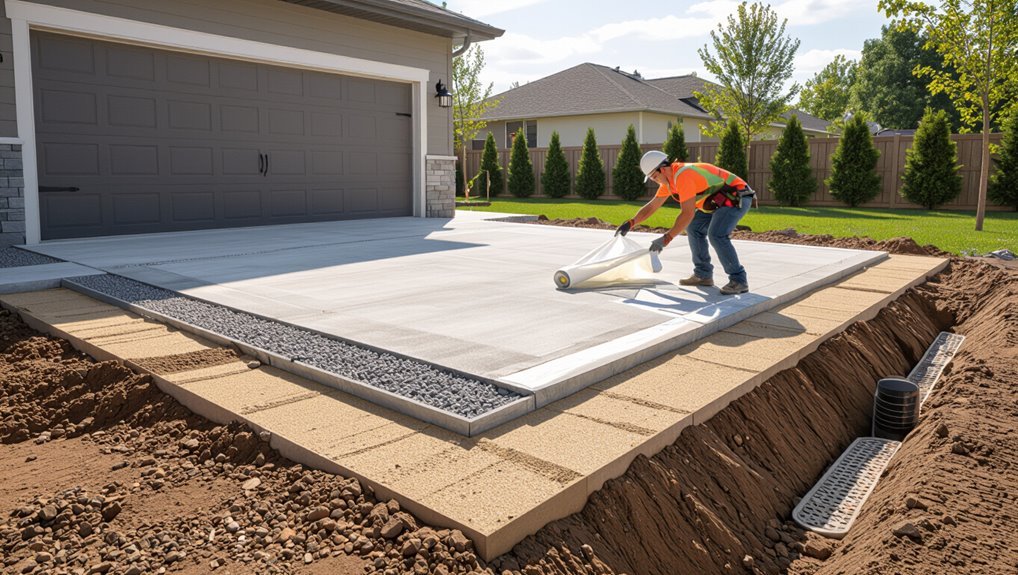 stable subbase and drainage