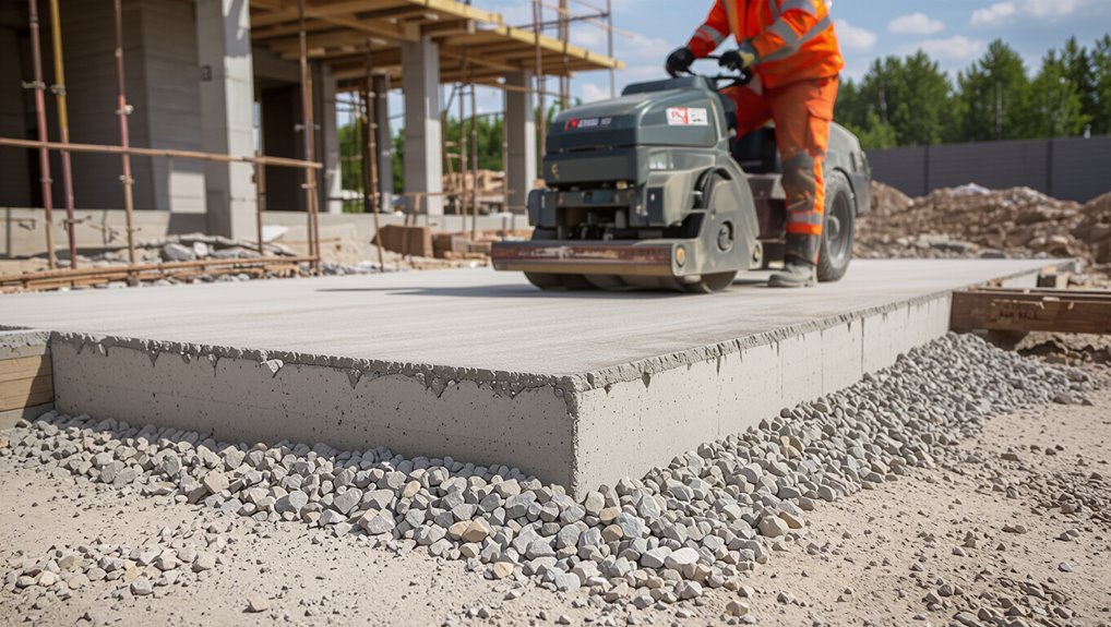 stable well compacted subbase preparation