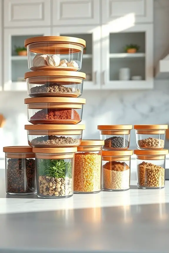 stackable storage maximizes organization
