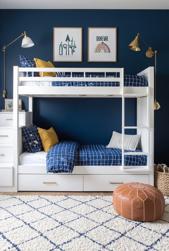 staggered adaptable bunk beds