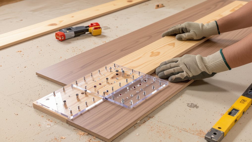 staggered plank installation sequence