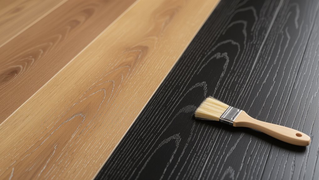 staining laminate flooring techniques