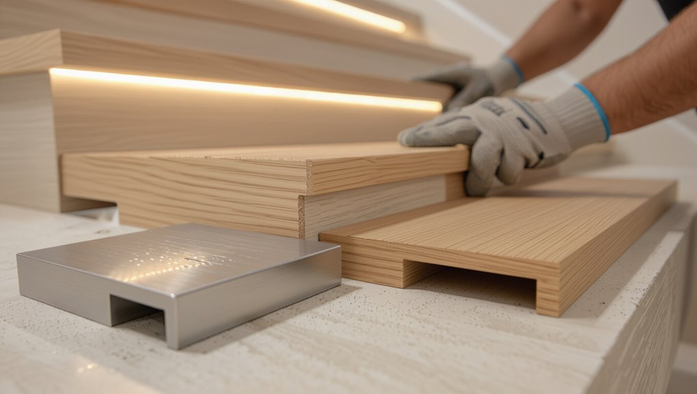 stair nosing safety options
