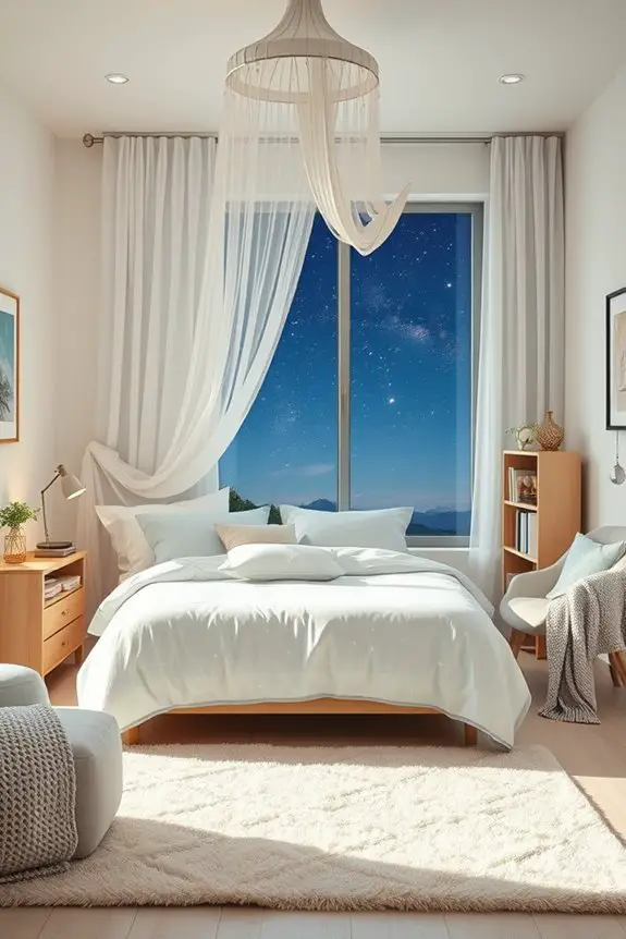starry night bedroom transformation