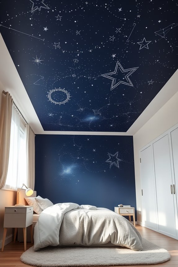 starry night sky design