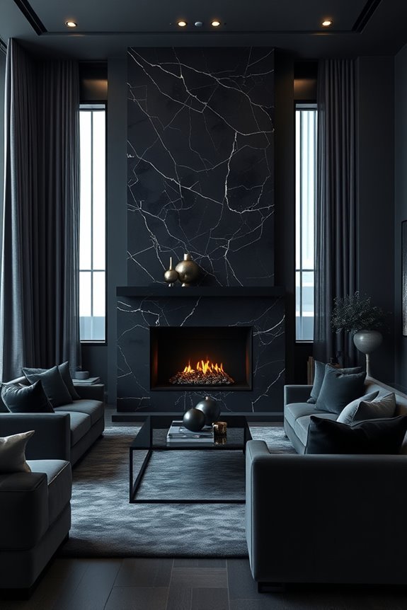 statement fireplace design ideas