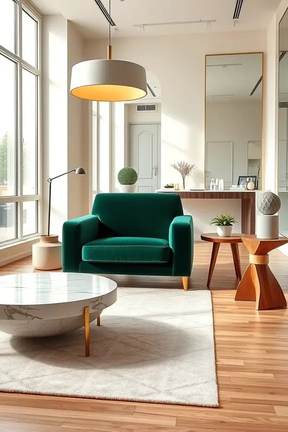 statement furniture enhances ambiance