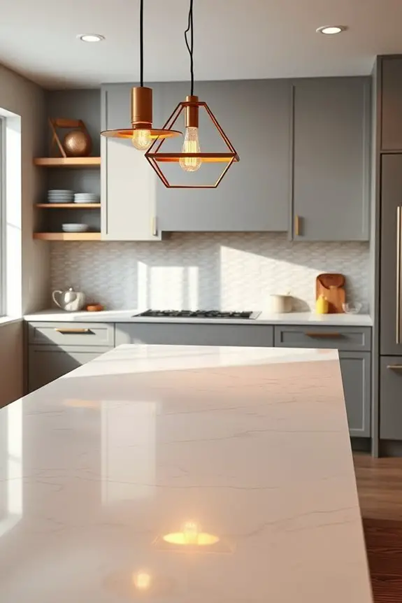 statement lighting enhances aesthetics