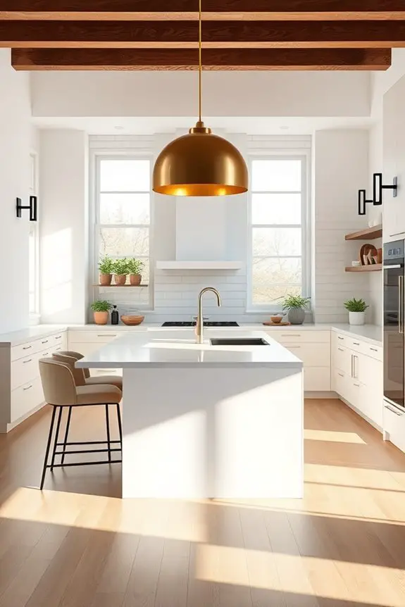 statement lighting enhances ambiance