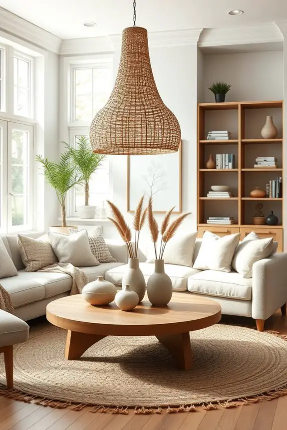 statement lighting enhances decor