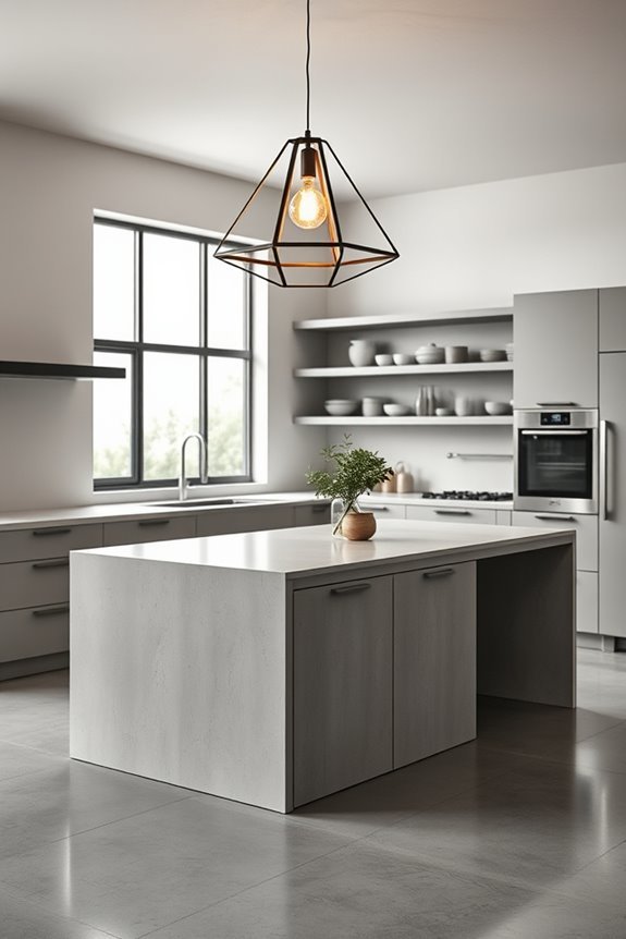 statement lighting enhances kitchens
