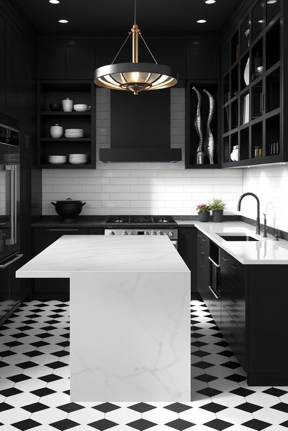 statement lighting for kitchens