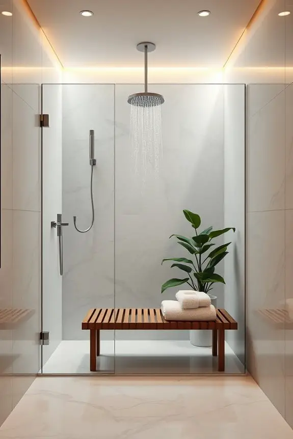 steam showers for relaxation