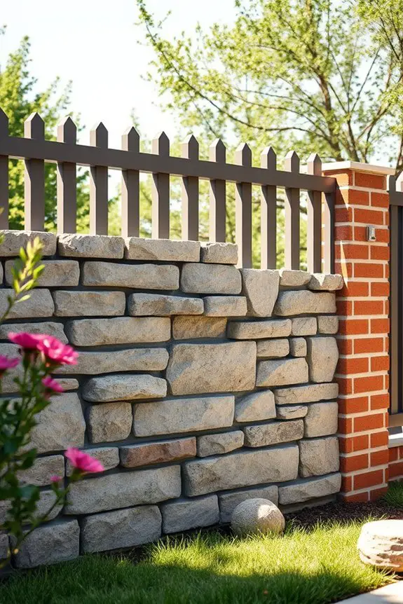 stone brick design contrast