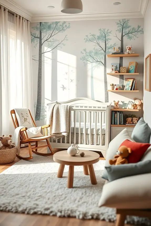 storybook themed nursery decor