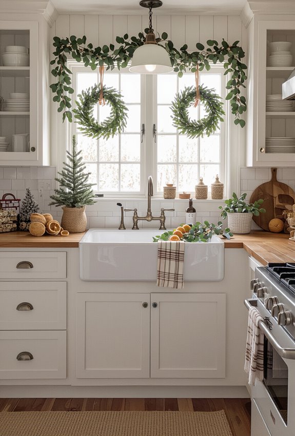 storybook vintage cottagecore kitchen