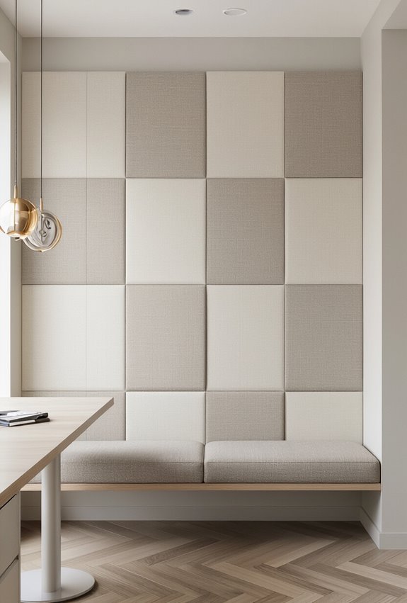 strategic absorptive and diffusive panels