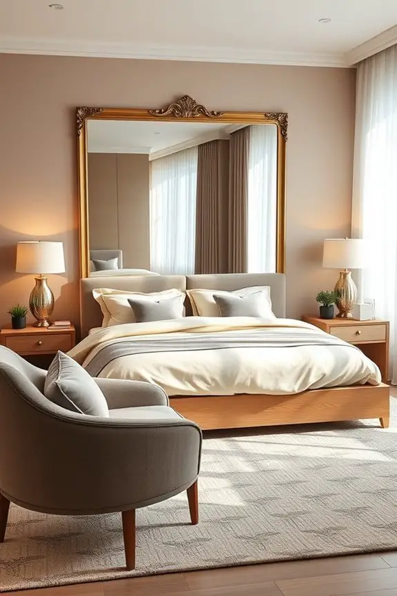 strategic mirror placement enhances space