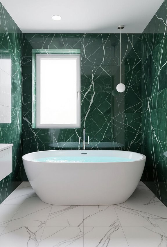 strategic veined green minimalism