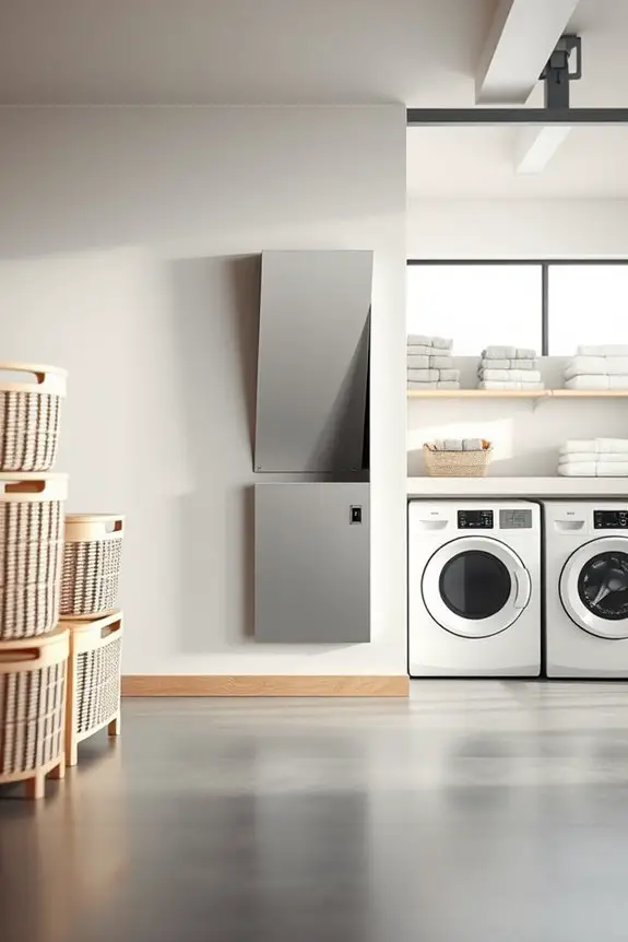 streamline laundry with chute